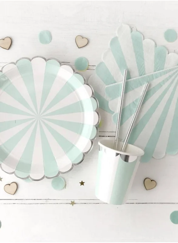 Meri Meri Aqua Large Plates