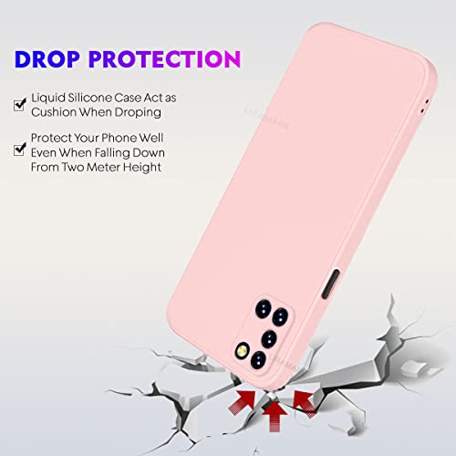 LIRAMARK Silicone Soft Back Cover Case for Oppo A52 / Oppo A72 / Oppo A92 (Silicone Pink) - Image 4