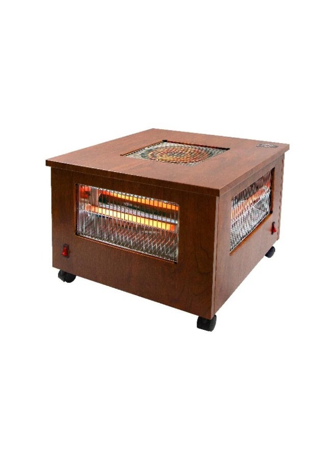 GVC مدفأة ديكورية من جي في سي، 4 مصابيح، 5 اتجاهات، GVCHT-3445 - Image 1