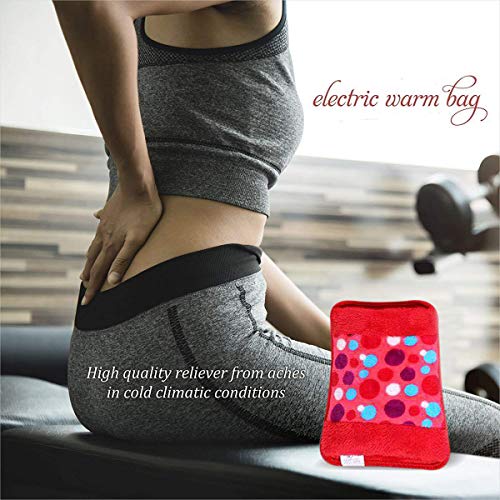 CURENEXT Pain Relief Electric Gel Heating Hot Water Bottle Pouch Bag (Colour May Vary) Pack of 1 - Image 4