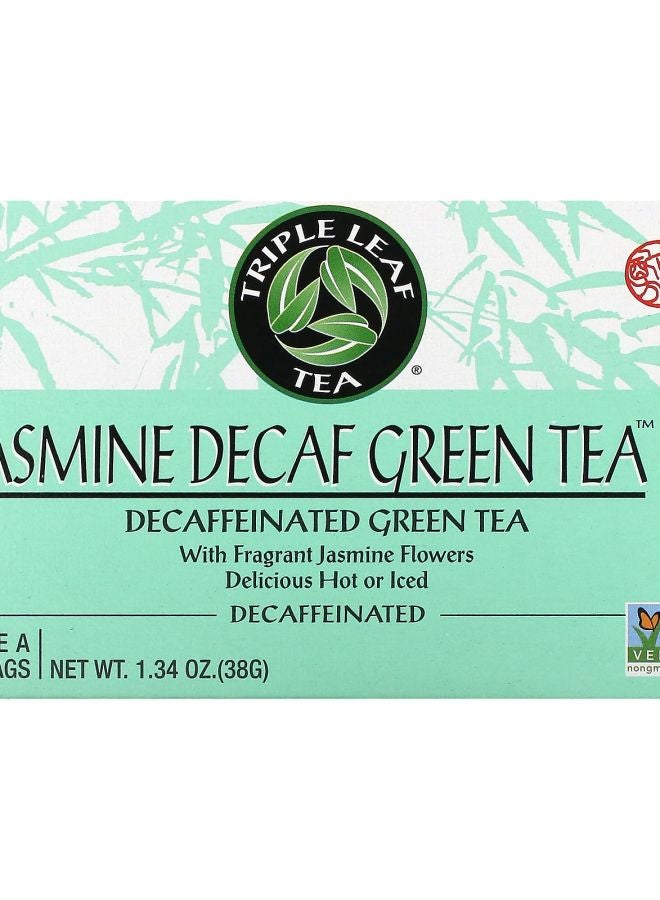 Triple Leaf Tea Jasmine Decaf Green Tea 20 Tea Bags 1.34 oz (38 g)