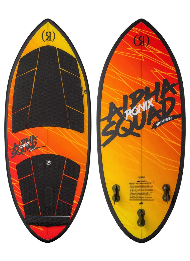 RONIX RONIX WAKESURF 2025 - Standard Core - Alpha Squad - Skimmer - Red, Yellow Fade  - Image 1