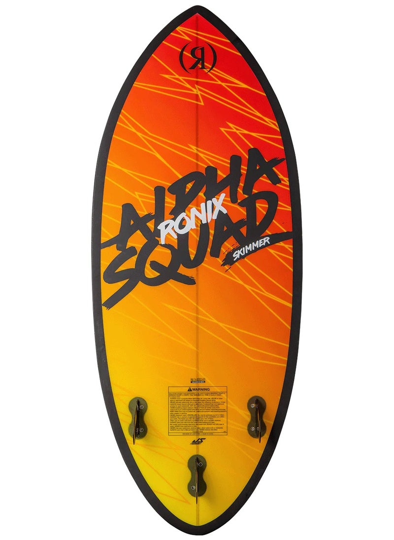 RONIX RONIX WAKESURF 2025 - Standard Core - Alpha Squad - Skimmer - Red, Yellow Fade  - Image 3