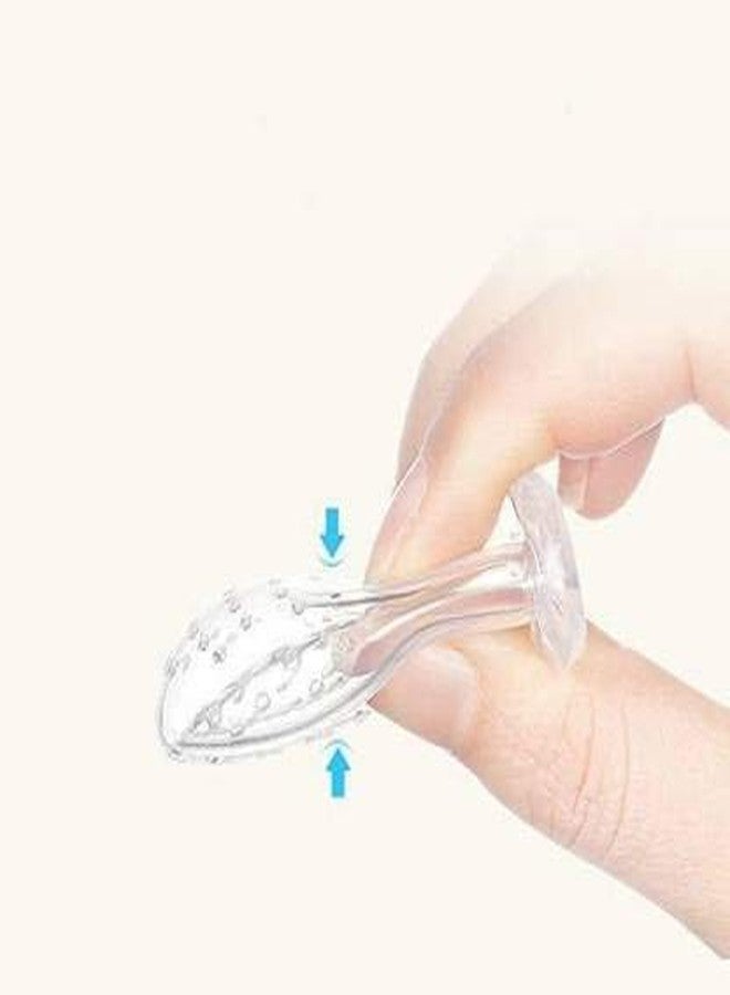 First Trend BPA-Free Silicone Nipple Food Nibbler for Fruits (Rattle Nibbler Pink) - Image 5