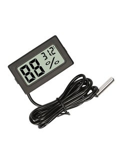 LCD Digital Aquarium Thermometer, Fish Tank Water Temperature Meter For  Reptile, Black