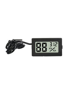 LCD Digital Aquarium Thermometer, Fish Tank Water Temperature Meter For  Reptile, Black