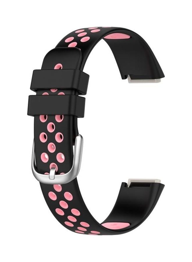 BGM Replacement Strap For Fitbit Luxe Black/Pink - Image 1