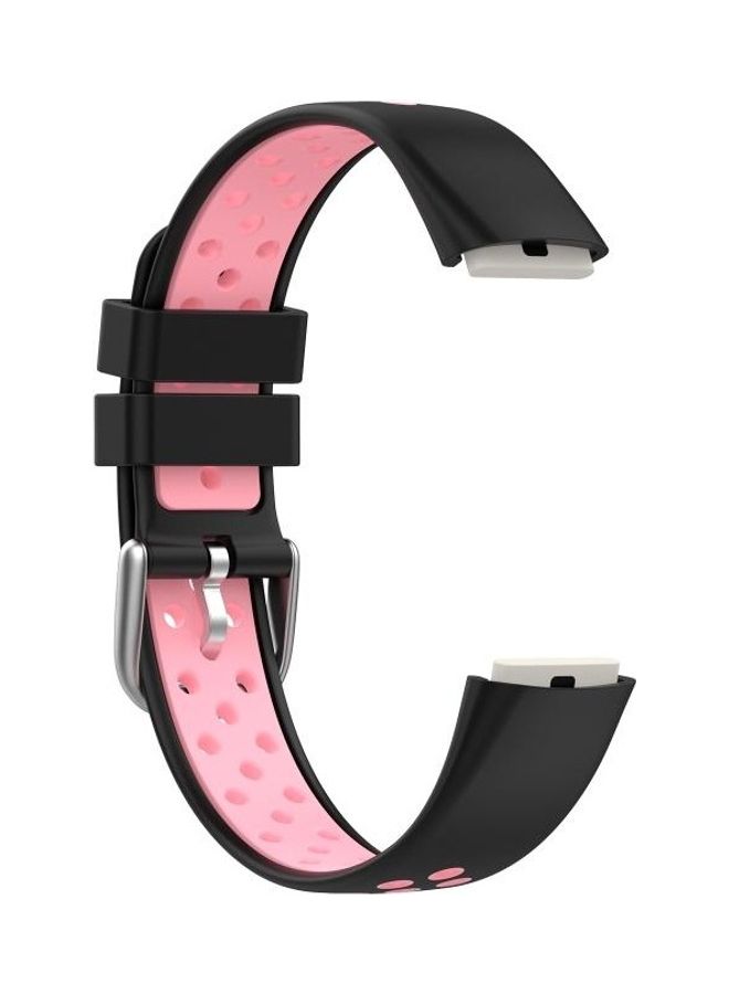 BGM Replacement Strap For Fitbit Luxe Black/Pink - Image 2