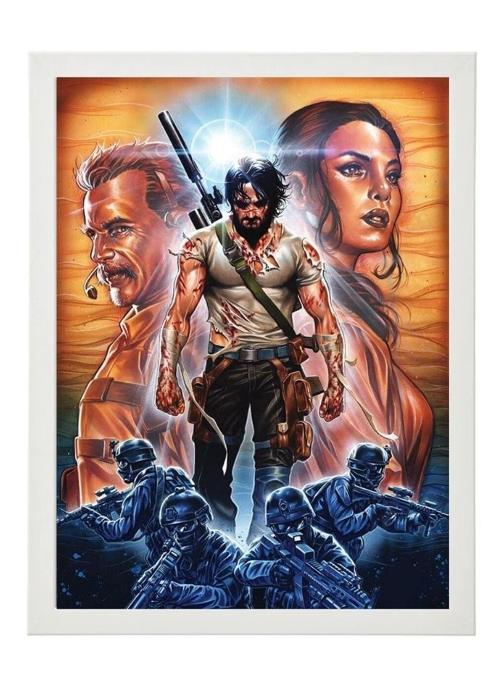 إم إي سي إطار ملصق حائط فني رقمي مارفل 21X30 سم - Image 1