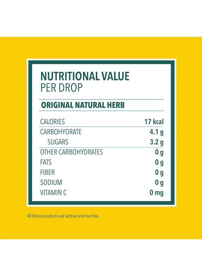 Ricola Original Natural Herb Cough Suppressant Throat Drops, 45 Drops, Fights Coughs Naturally, Soothes Throats, Naturally Soothing Relief (Count Size May Vary) - Image 5