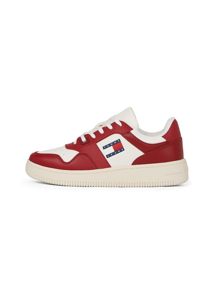 TOMMY JEANS Logo Detail Lace Up Low Top Sneakers  - Image 2