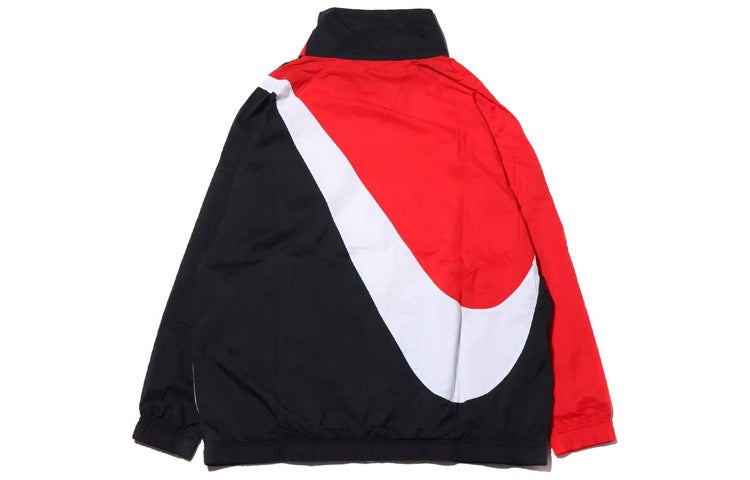 Nike (WMNS) Nike Sportswear Swoosh Woven Sports Jacket Red - Image 1