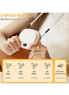 Necomi Portable Hanging Neck Fan, USB Portable Neck Fan  - Image 2