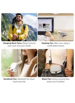 Necomi Portable Hanging Neck Fan, USB Portable Neck Fan  - Image 4