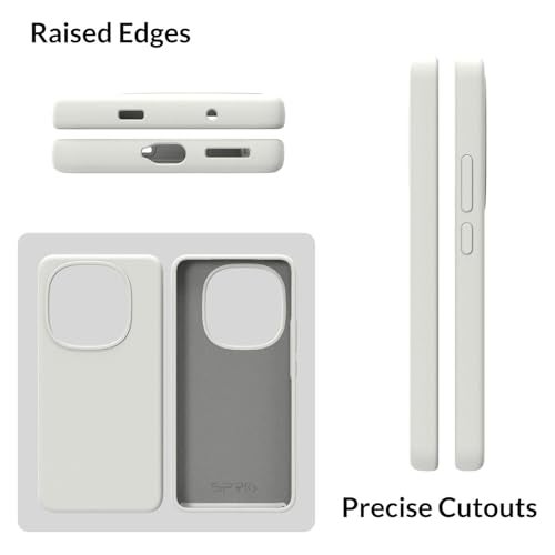 SPRIG Compatible with iQOO 13 5G Premium SilkTone Back Cover Drop Tested Shock Proof Mobile Case for Men, Women, Boys and Girls with Camera Protection (Light Grey) - Image 3
