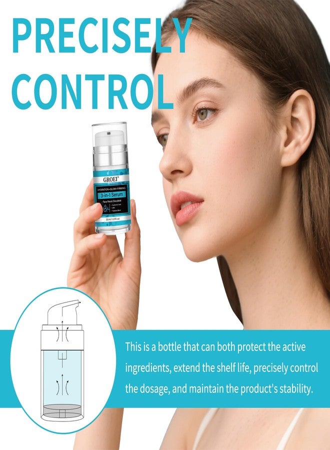 GROEI GROET Hydrating Serum for Face, Neck and Upper Chest - with Peptides, HPR and Hyaluronic Acid, Hydrating and Firming, Anti-Aging Face Serum to Boost Elasticity and Radiance, 1.01 fl oz - Image 2