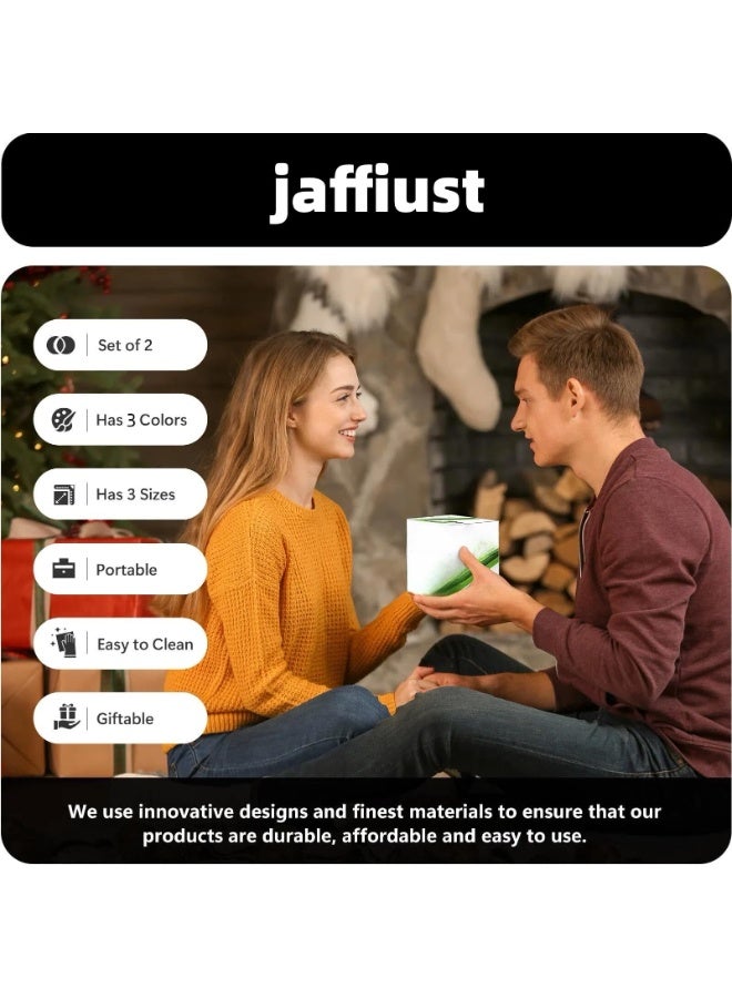 2PCS Ashtray, Stainless Steel Ash Tray for Indoor or Outdoor Use, Unbreakable Tabletop Ash Holder for Home Outside Office Patio Balcony (Black, 10MM) - Image 4