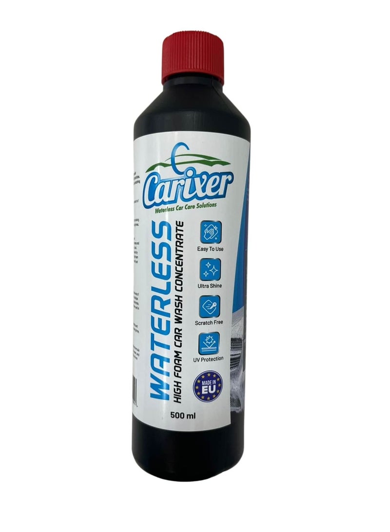 Waterless high foam car wash concentrate - 500 ml