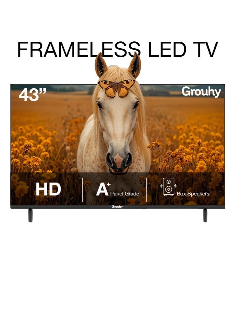 جروهي تلفزيون جروهي 43 بوصة ليد بدون اطار- GLD43NAV2 - Image 1