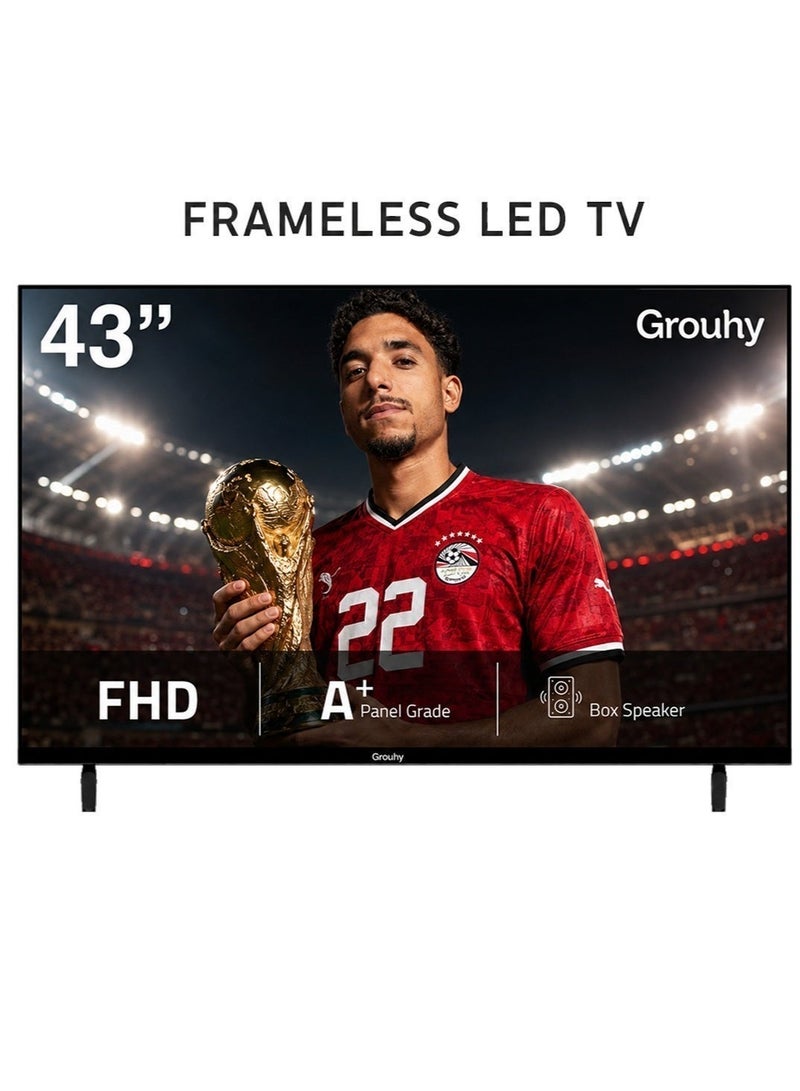 جروهي تلفزيون جروهي 43 بوصة ليد بدون اطار- GLD43NAV2 - Image 1