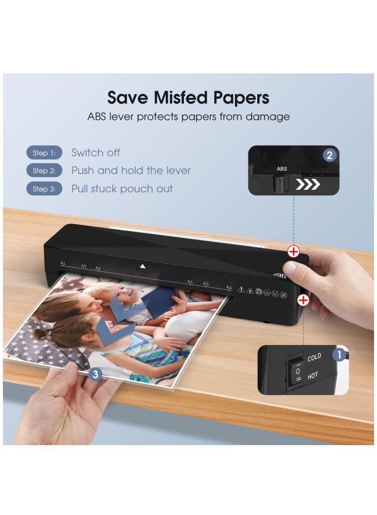 FN Hot And Cold Laminating Machine A4 Laminator Machinefor Home Office School Use - Image 4