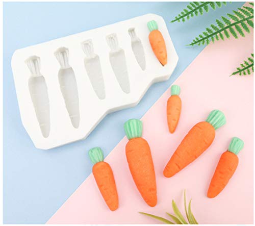 QTMY Carrot Easter Silicone Molds for Resin Chocolate - Image 2