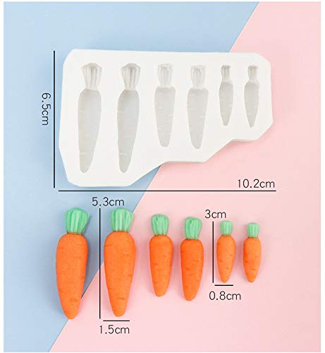 QTMY Carrot Easter Silicone Molds for Resin Chocolate - Image 4
