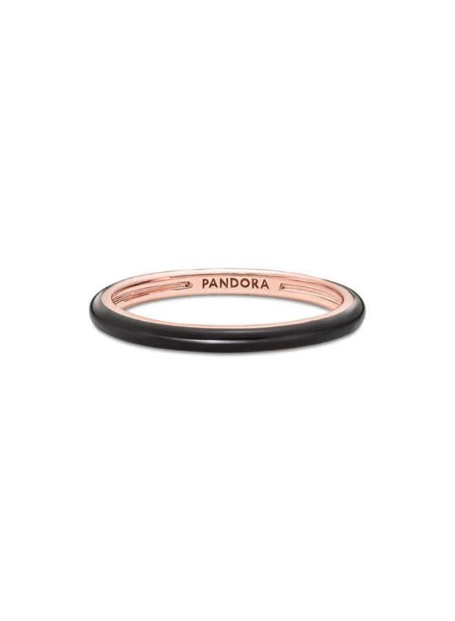 PANDORA Pandora ME Black Enamel Ring
