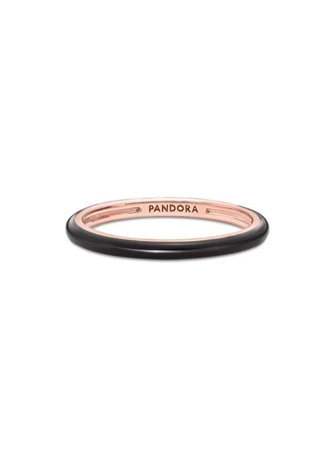 Pandora ME Black Enamel Ring