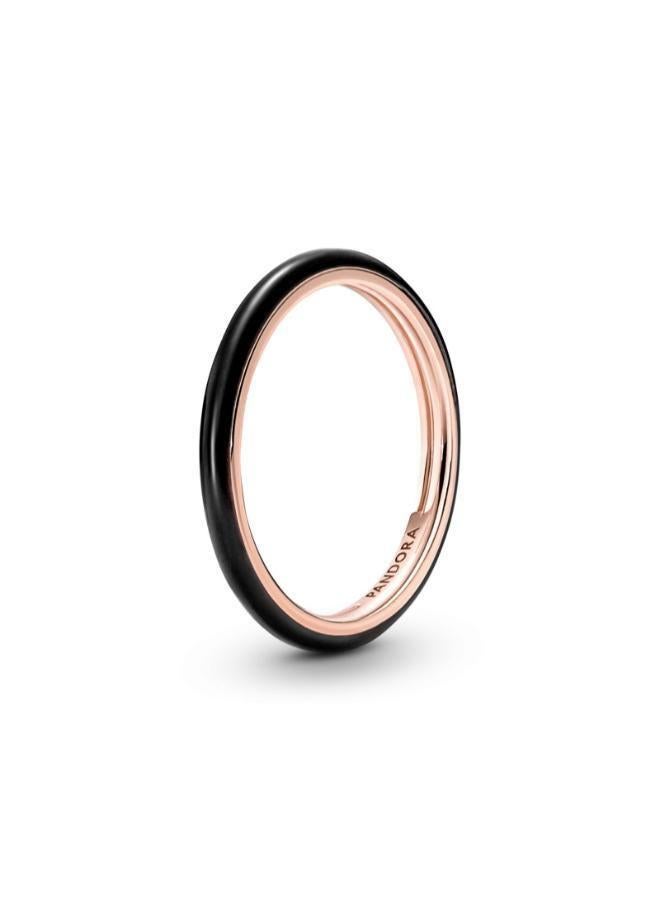 Pandora ME Black Enamel Ring - Image 4
