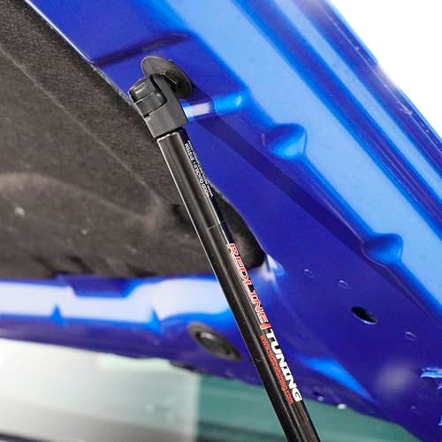 Redline Tuning 21-11047-02 Hood QuickLIFT Plus System Compatible with Ford Ranger 2024+ (No Drilling Required, All Black Components, Bolt in System) - Image 2