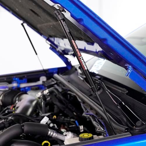 Redline Tuning 21-11047-02 Hood QuickLIFT Plus System Compatible with Ford Ranger 2024+ (No Drilling Required, All Black Components, Bolt in System) - Image 4