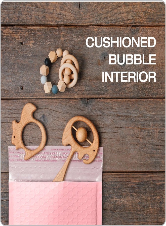Quality Park Bubble Mailers, 6" x 9", Pink Poly Mailers, Padded Envelopes, Shipping Bags, Water Resistant, Self Seal, 50 Per Box (QUA85907) - Image 3