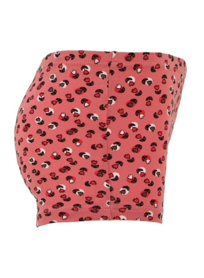 JOANNA 870165 Girl's Floral Design Boyshort 3-Pack Underwear, Multicolor, S - Image 3