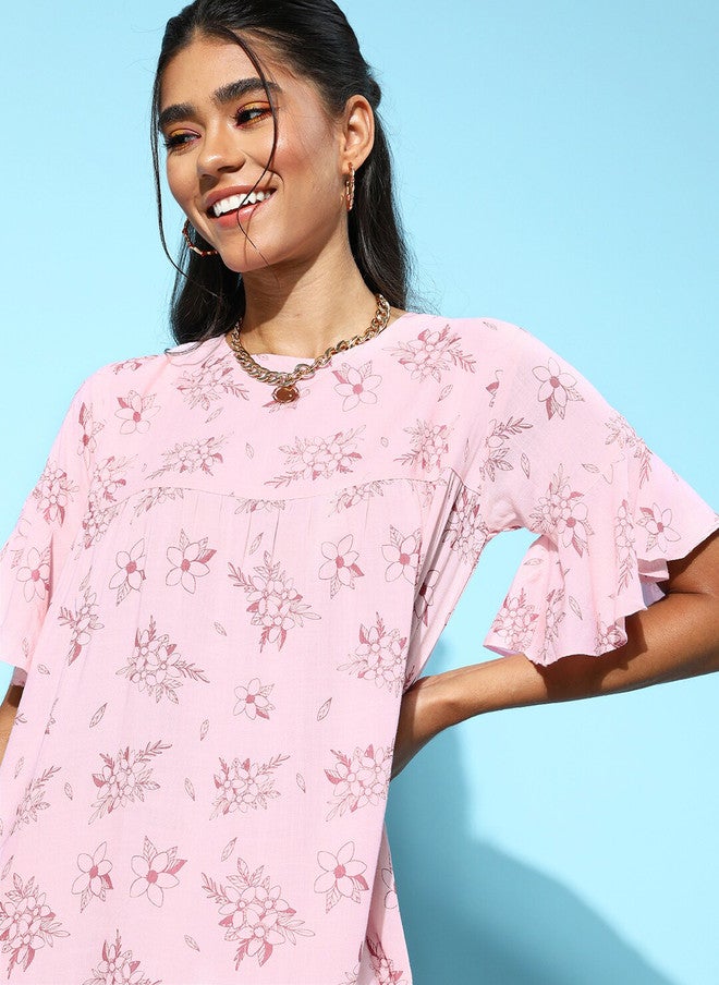 beebelle ETC X beebelle Floral Printed Pure Cotton Night Suit - Image 2