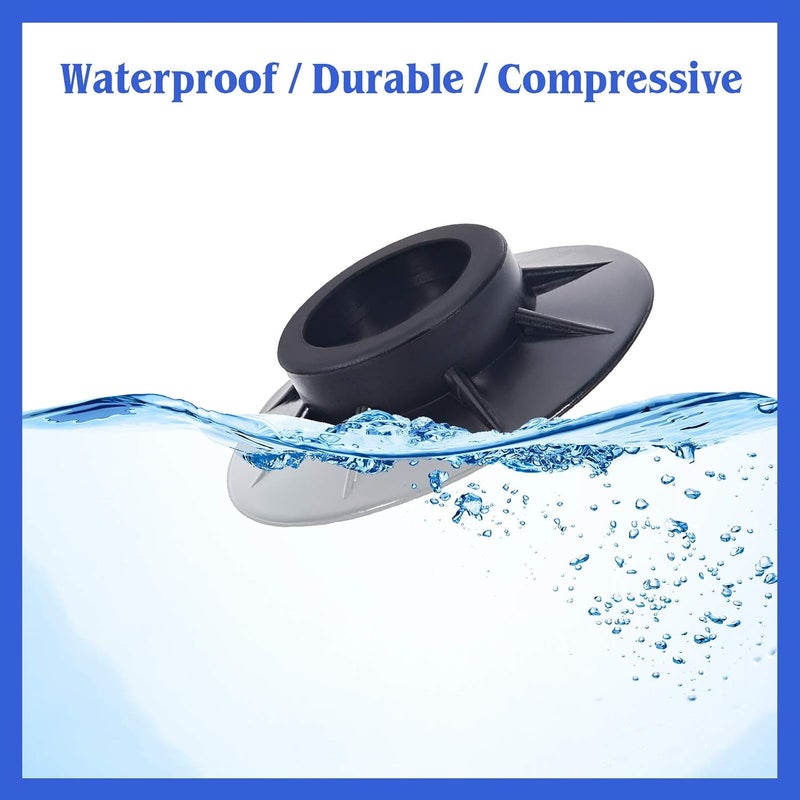 Honoson 4 Pieces Anti Vibration Washing Machine Pads Shock and Noise Cancelling Washing Machine Support Anti Slip Rubber Washing Machine Feet Pads Washing Machine Stabilizer for Dryer and Washer Pedestals - Image 2