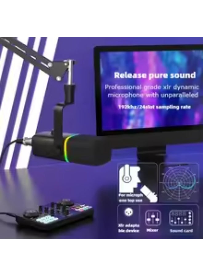 erorex RGB USB Condenser Microphone | Studio Quality | Streaming, Gaming & Podcast Mic - Image 3