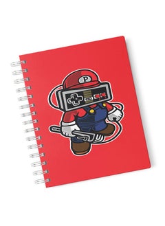 LIT Gaming Mario Design Spiral Notebook Mario Character 