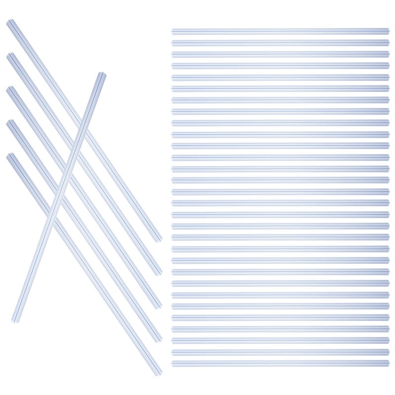 40Pcs Spine Bars Slide Binders Loose-leaf Clips Bookbinding Clips Slide Binders - Image 1