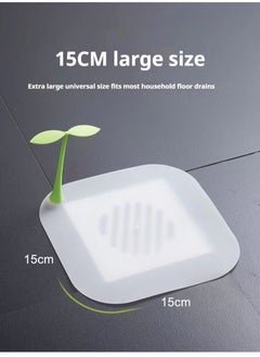 Generic 4 Piece Silicone Floor Drain, Anti-Odor Mat Silicone Drain Plug, Anti-Odor Deodorizing Cover, Kitchen Seal Sewer Deodorizer,floor drain cover，shower stopper for drain，shower drain cover for bugs，drain cover，bath tub drain stoppers，drain covers，drain cover bathroom tub，shower drain stopper，Suitable for kitchen bathroom and laundry room  - Image 3