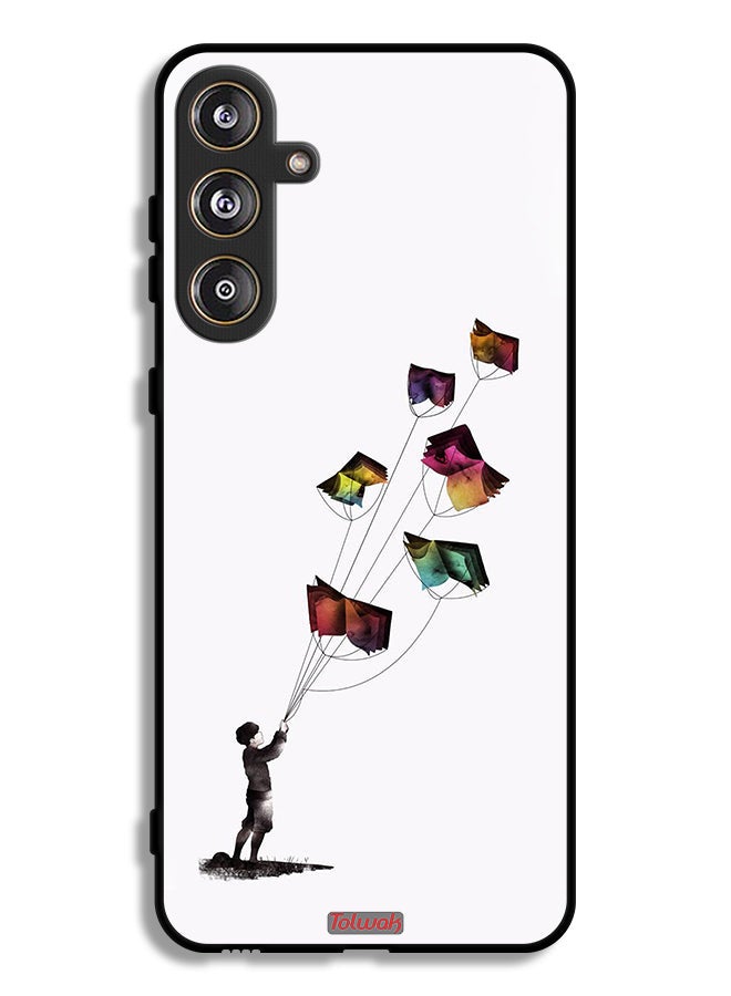 Tolwak Samsung Galaxy F55 5G Protective Case Cover Kites Of Book - Image 1