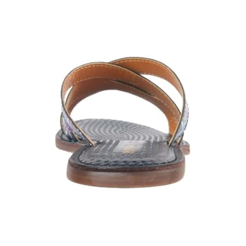 Mochi Women Blue Flat Fashion Slip-on Slide Chappal UK/7 EU/40 (41-259) - Image 5