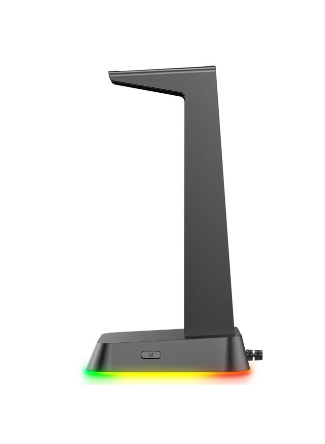 ONIKUMA Headset Display Stand ST-2 with 3 USB+Audio Port Headphone Support Earphone Desk Hanger Holder Storage Accessory - Image 4