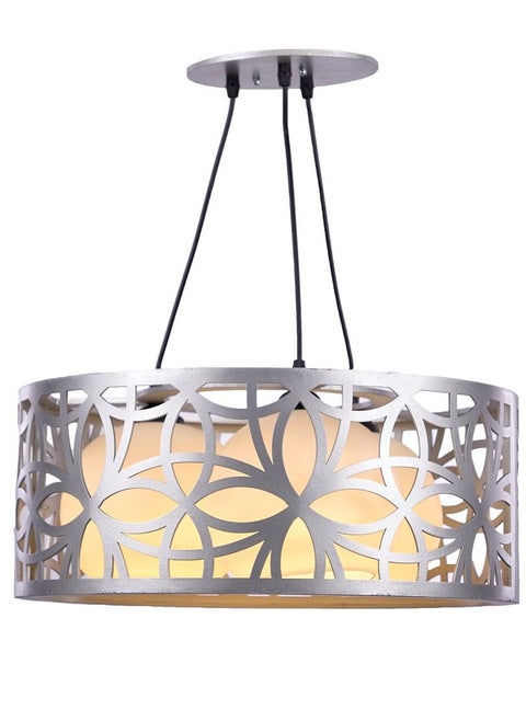 نجفه مودرن نت خشب فضي-WNS450