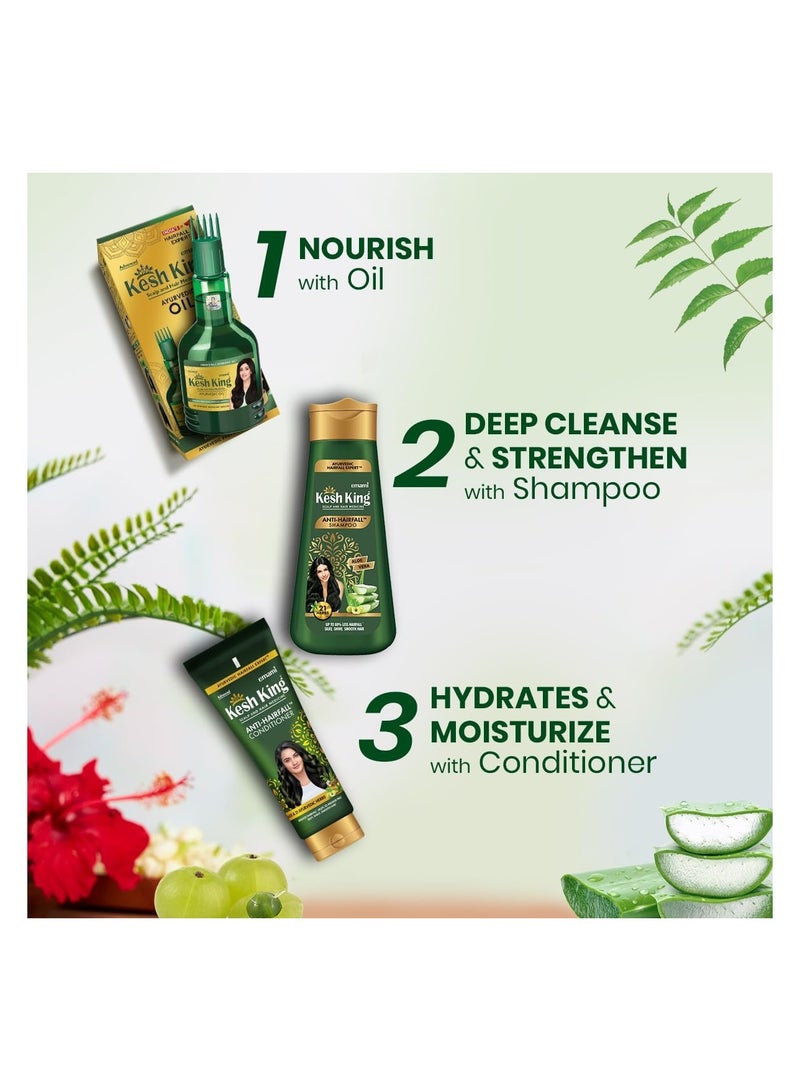 KESH KING Anti-Hairfall Shampoo With the goodness of Aloe Vera, Bhringraja and Amla,  200 ml - Image 4