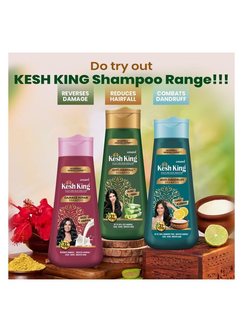 KESH KING Anti-Hairfall Shampoo With the goodness of Aloe Vera, Bhringraja and Amla,  200 ml - Image 5
