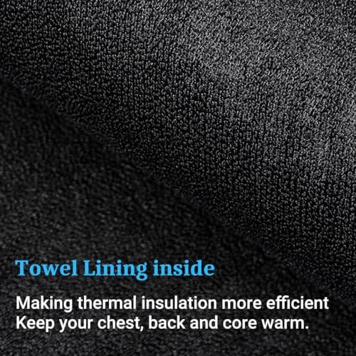 DIVE & SAIL Wetsuit Top Men Wetsuit Vest 3mm Neoprene Front Zip Sleeveless Wet Suit Tops Jacket Diving Vest Swimming Canoeing Surfing L Size - Image 4