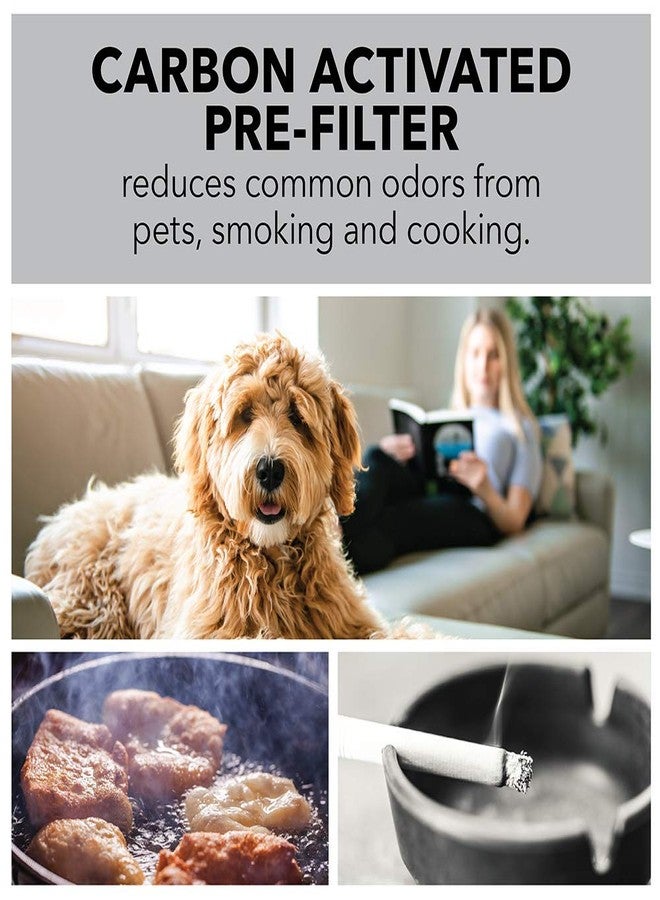PerfectAire Perfect Aire 4 Pack Carbon Filters for 1PAPUV27 Air Purifier - Image 3