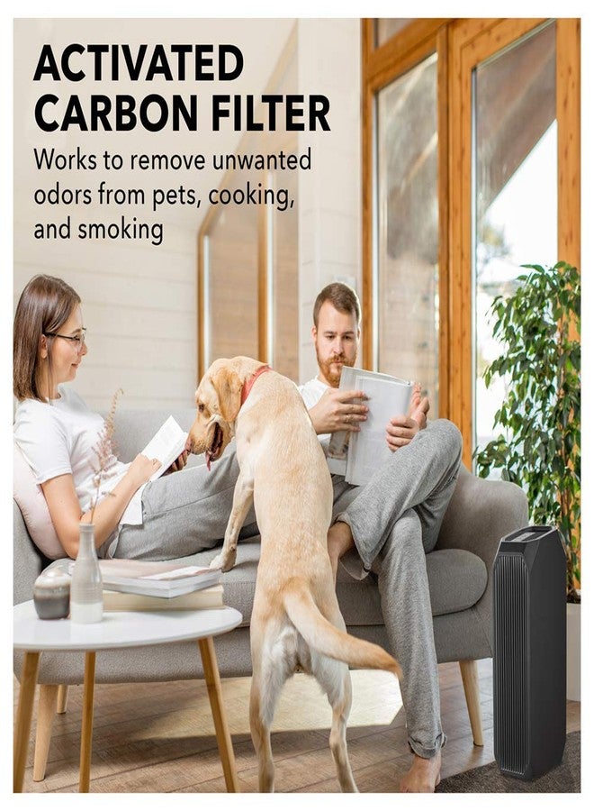 PerfectAire Perfect Aire 4 Pack Carbon Filters for 1PAPUV27 Air Purifier - Image 4