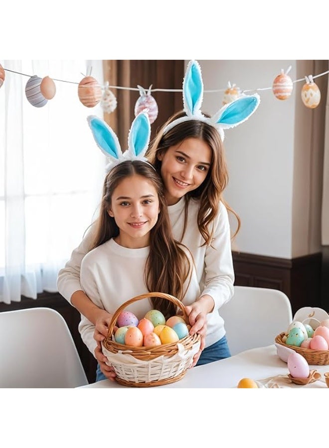 HZYH 3 Pcs Bunny Ears Headbands Plush Easter Rabbit Ear Hairband Holiday Party Costume Accessory for Holiday Kid's Birthday Halloween Party  Favors - Image 3